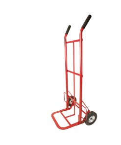 Diablo bodeguero capacidad 400 kg rojo con llanta sólida Surtek DBS400R