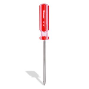 Desarmador cruz 1/4"x 4", barra acero cromado, mango PVC TAMER DC-144