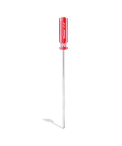 Desarmador cruz 1/4" x 8", barra acero cromado, mango PVC TAMER DC-148