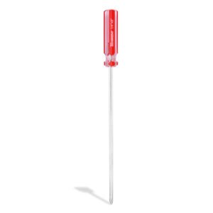 Desarmador cruz 1/4" x 8", barra acero cromado, mango PVC TAMER DC-148