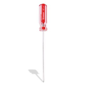 Desarmador cruz 1/8" x 4", barra acero cromado, mango PVC TAMER DC-184