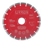 Disco de diamante segmentado, 4-1/2" Urrea DDES45