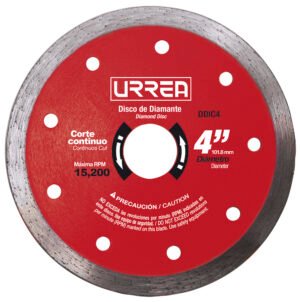 Disco de diamante continuo, 7" Urrea DDIC7