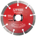 Disco de diamante segmentado, 7" Urrea DDIS7