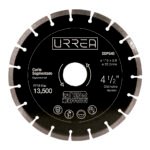Disco de diamante segmentado, 4-1/2" Urrea DDPS45