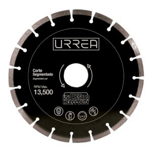 Disco de diamante segmentado, 9" Urrea DDPS9