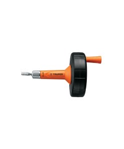 Destapacaños Truper 7.6m Manual - Tecnología Flexible para Drenajes Obstruidos que Proporciona Alcance Extendido (Clave 12279)