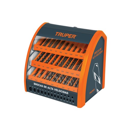 Despachador Truper 29 Compartimentos - Tecnología Organizadora para Brocas HSS que Maximiza la Eficiencia del Trabajo (Clave 55956)