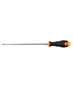 Desarmador Cabinet Truper 3/16" x 8" - Tecnología Comfort Grip para Equipos de Telecomunicaciones que Llega a Puntos Remotos con Total Control (Clave 14043)