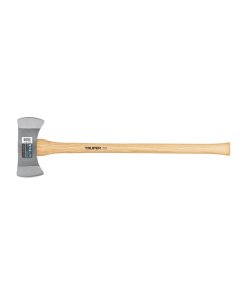 Hacha Doble Michigan Truper 3-1/2 lbs Mango de Hickory 35" - Tecnología de Versatilidad Extrema para Leñadores Profesionales que Combina Dos Filos Especializados para Diferentes Aplicaciones Forestales (Clave 14964)