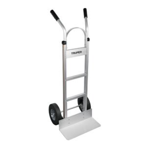 Diablo de Carga Truper de Aluminio 300kg - Tecnología de Ruedas Imponchables para Transporte Industrial que Garantiza Durabilidad (Clave 17245)