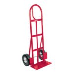 Diablo de carga de 370 kg, ruedas imponchables PU, asa 'D'