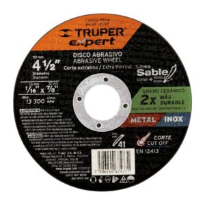 Disco abrasivo de corte preciso metal 4-1/2' x 1.6 mm EXPERT