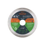 Disco de diamante de 4-1/2' x 1.6 mm, rin continuo, TRUPER