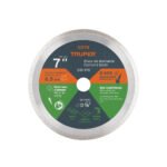 Disco de diamante de 7' x 2.2 mm, rin continuo, TRUPER