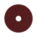 Disco de lija 4-1/2' con respaldo de fibra, grano 24, TRUPER