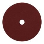 Disco de lija de 7' con respaldo de fibra, grano 120, TRUPER