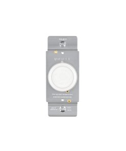 Atenuador de Luz Volteck Giratorio Standard Blanco - Tecnología Básica para Control de Iluminación en Hogares y Oficinas (Clave 47723)
