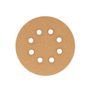 Paquete con 5 discos de lija 5' grano 100, 8 perforaciones