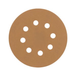 Paquete con 5 discos de lija 5' grano 180, 8 perforaciones