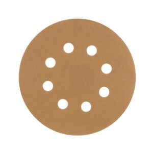 Paquete con 5 discos de lija 5' grano 220, 8 perforaciones