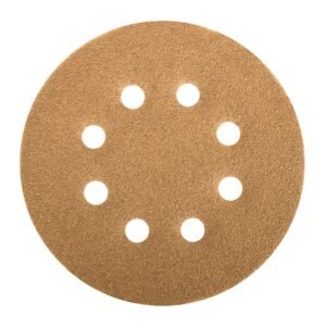 Paquete con 5 discos de lija 5' grano 240, 8 perforaciones