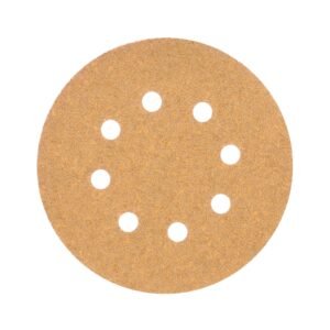 Paquete con 5 discos de lija 5' grano 40, 8 perforaciones