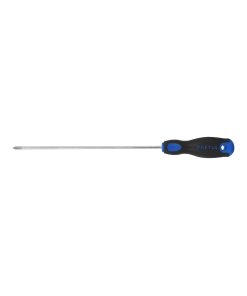 Desarmador de cruz 1/8' x 4' con mango Comfort Grip, ideal para trabajos delicados en áreas pequeñas, PRETUL, clave 28082.