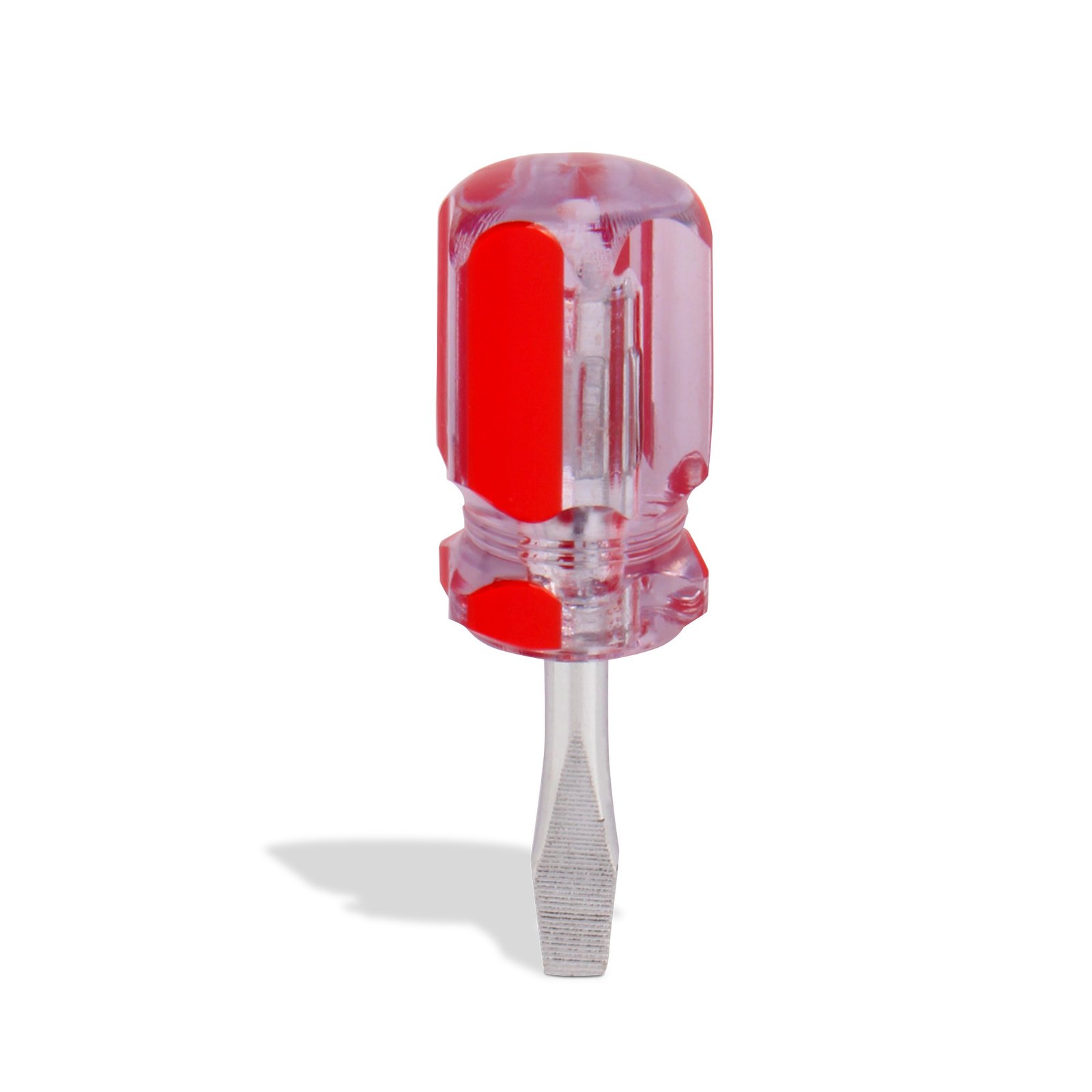 Desarmador plano 1/4" x 1-1/2", barra acero cromado, mango PVC TAMER DP-14112