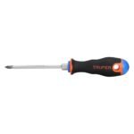 Desarmador de cruz 3/16' x 4' mango Comfort Grip, TRUPER