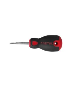 Desarmador plano 1/4' x 1-1/2', mango Comfort Grip, herramienta ergonómica para trabajos precisos, Pretul clave 21483