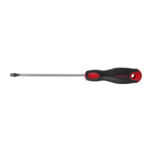 Desarmador plano 1/4' x 6'mango Comfort Grip, PRETUL