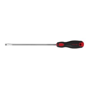 Desarmador plano 1/4' x 8'mango Comfort Grip, PRETUL