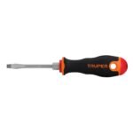 Desarmador plano 3/16' x 3' mango Comfort Grip, TRUPER