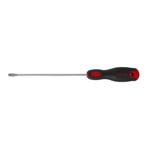 Desarmador plano 3/16' x 6', mango Comfort Grip, herramienta confiable para tareas prolongadas, Pretul clave 21479