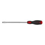 Desarmador plano 3/8' x 8' mango Comfort Grip, PRETUL