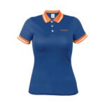 Playera polo performance para mujer, azul, M, TRUPER