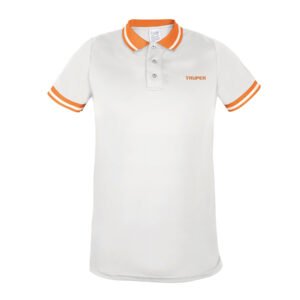 Playera polo performance Truper para hombre blanca G - Tecnología de fibras avanzadas para entornos dinámicos que combina presencia formal con prestaciones deportivas (Clave 69975)