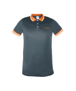 Playera polo performance Truper para hombre gris M - Tecnología anti-humedad para usos diversos que evita manchas de sudor manteniendo apariencia impecable (Clave 61082)