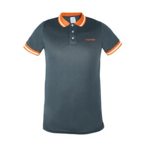 Playera polo performance para hombre, gris, EG, TRUPER