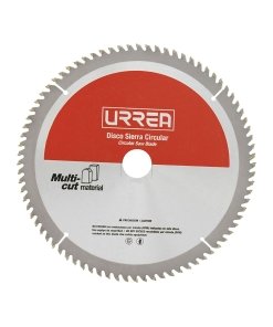 Disco para sierra circular para corte multi-material 80 dientes, 12" Urrea DSA1280