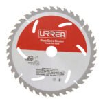 Disco para sierra circular para corte de madera 24 dientes, 7-1/4" Urrea DSM724