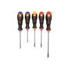 Juego de 5 desarmadores Truper Comfort Grip - Tecnología ergonómica para trabajos de precisión que reduce la fatiga y aumenta el torque aplicado manualmente (Clave 14138)