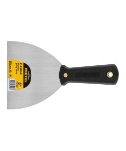 Espátula flexible de 5' con mango de plástico, opción duradera para tareas de pintura y acabado, PRETUL, clave 20323.