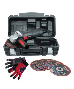 Juego de mini esmeriladora con accesorios, 8 piezas Urrea EA804AK