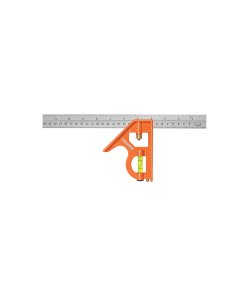 Escuadra Truper Profesional 12" de Combinación - Tecnología Multifuncional con Punzón para Marcar que Incrementa la Precisión en Trabajos de Carpintería (Clave 14380)