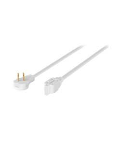 Extensión Eléctrica Volteck Doméstica 10m Clavija Plana Blanca - Diseño Estético para Hogares que Combina Funcionalidad (Clave 48036)