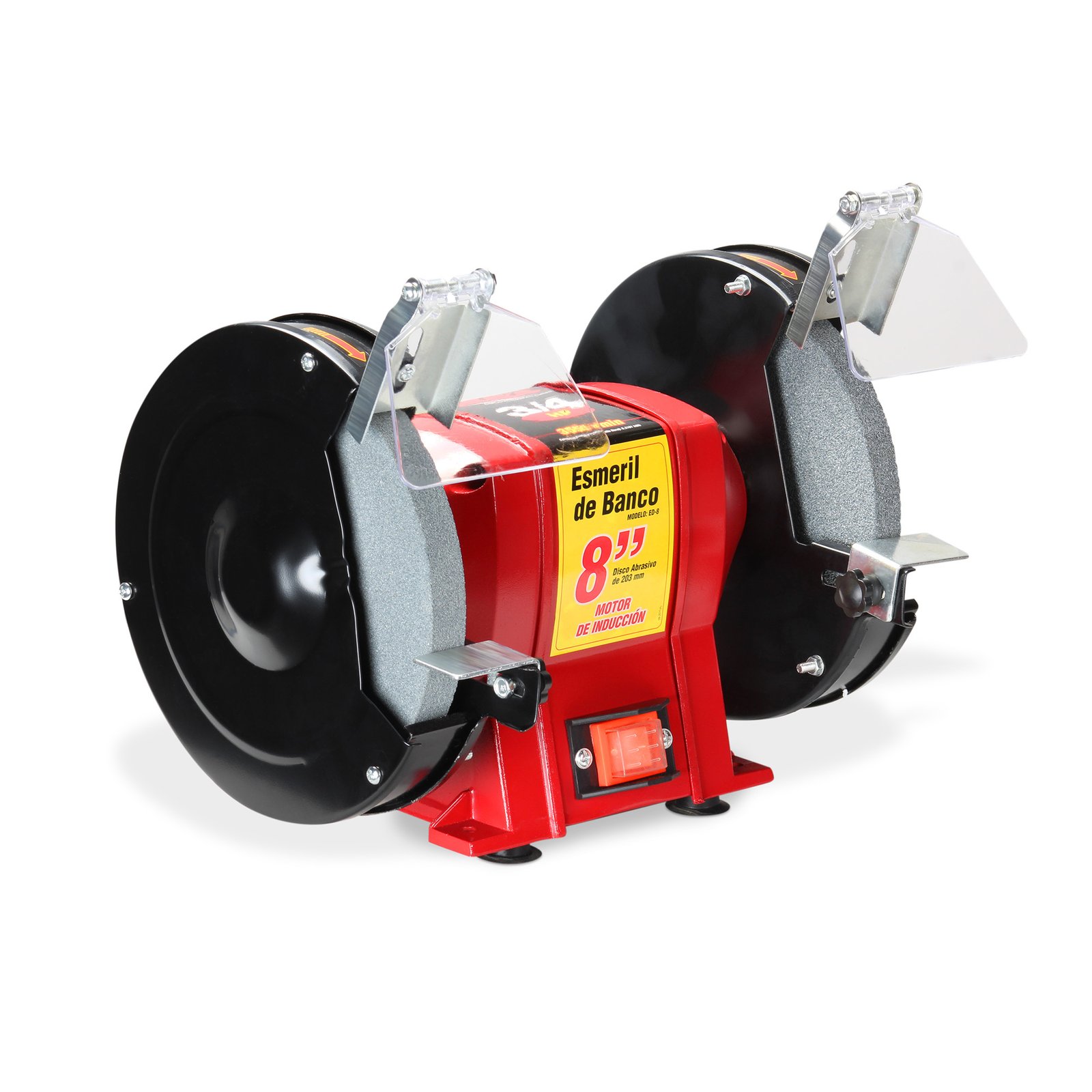 Esmeril de Banco 8” (3/4 HP, 400 W, 3.450 RPM) MIKELS ED-8