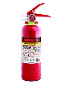 Extintor de emergencia recargable (500 grs) MIKELS EE-500