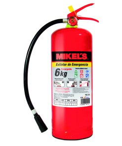 Extintor de emergencia recargable  (6 kgs) MIKELS EE-6